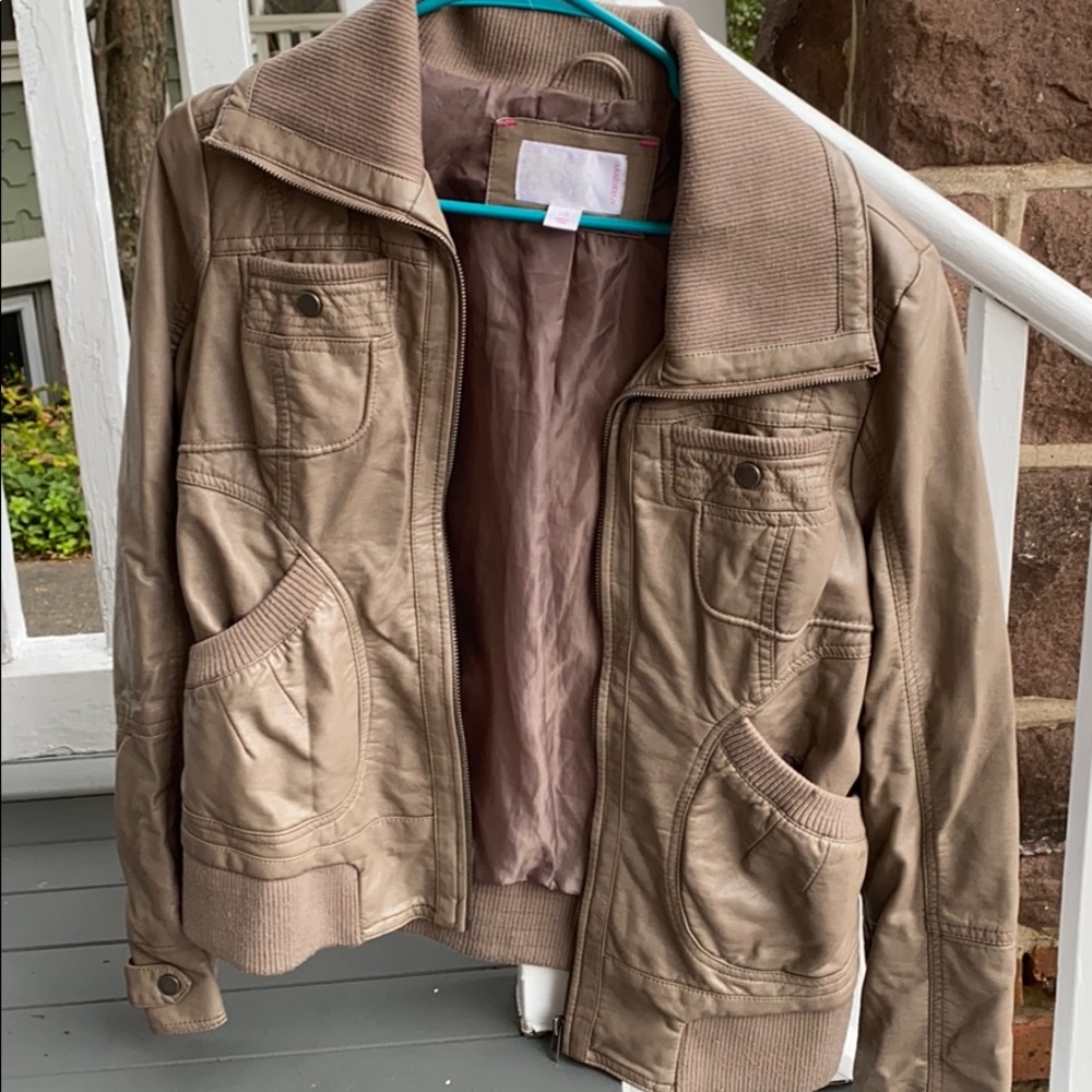 Leather-like jacket